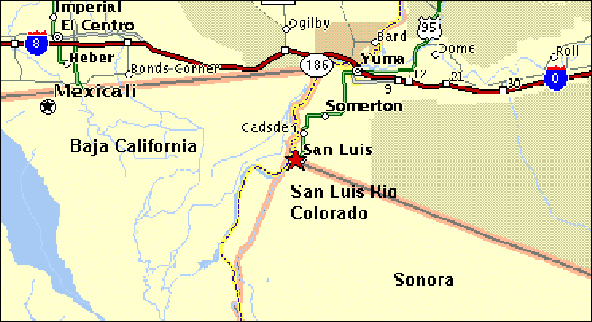 ¿Cuánto se hace de San Luis Río Colorado a Mazatlan?