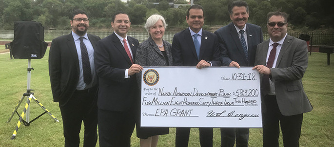 Se otorgan $5.86 millones de dólares para financiamiento no reembolsable de proyectos de agua y saneamiento en beneficio de comunidades de la región fronteriza de Texas y Nuevo México | BDAN: Banco de Desarrollo del América del Norte 1